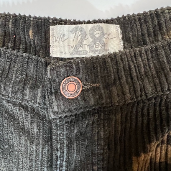$128 We The Free By Free People Corduroy Acid Wash Pants Sz 28 - Picture 8 of 8